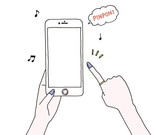 イラストレーター矢野すみれ JJ10月号「みんながどハマりしてる携帯ゲームBEST10」iPhone・スマホイラスト